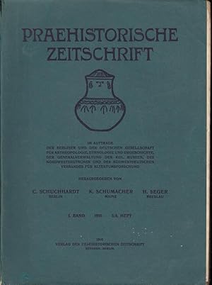 Bild des Verkufers fr Praehistorische Zeitschrift. I. Band 1910, Heft 3/4. zum Verkauf von Antiquariat Carl Wegner