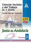 Ciencias Sociales y del Trabajo de la Junta de Andalucía. Cuerpo Superior Facultativo.Temario Par...