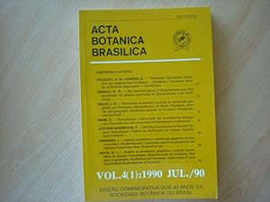 Image du vendeur pour Acta Botanica Brasilica Vol. 4 (1): 1990 Jul. mis en vente par The Book Tree