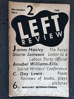 Seller image for Left Review, Vol. 1, no. 2, November 1934 for sale by Cragsmoor Books