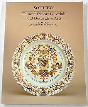 Chinese Export Porcelain and Decorative Arts. Sotheby's London: May 10 and 13, 1988