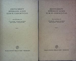 Festschrift Hermann Aubin zum 80. Geburtstag (2 Bände KOMPLETT)