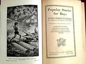 Popular Stories for Boys: Bomba the Jungle Boy, Wrecked on Cannibal Island, Bob Dexter and the Cl...