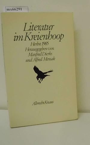Bild des Verkufers fr Literatur im Kreienhoop Herbst 1985 zum Verkauf von ralfs-buecherkiste