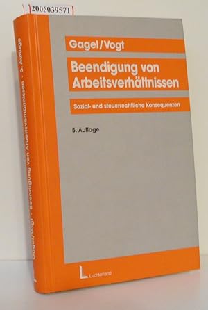 Seller image for Beendigung von Arbeitsverhltnissen Sozial- und steuerrechtliche Konsequenzen for sale by ralfs-buecherkiste