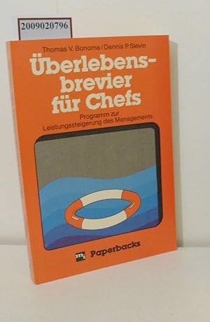 Imagen del vendedor de berlebensbrevier fr Chefs Programm zur Leistungssteigerung d. Managements a la venta por ralfs-buecherkiste