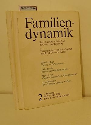 Seller image for Familiendynamik -Interdisziplire Zeitschrift fr Praxis und Forschung 1. Jahrgang Hefte 2/3/4 1976 for sale by ralfs-buecherkiste