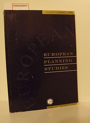 Bild des Verkufers fr European Planning Studies Volume 7 * Number 2 * 1999 zum Verkauf von ralfs-buecherkiste