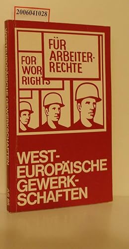 Bild des Verkufers fr Westeuropische Gewerkschaften Krisenbewltigung im Vergleich zum Verkauf von ralfs-buecherkiste