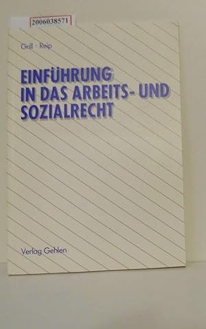 Seller image for Einfhrung in das Arbeits- und Sozialrecht Lehrbuch und Aufgabensammlung for sale by ralfs-buecherkiste