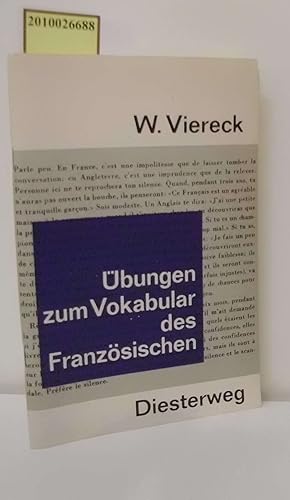 Bild des Verkufers fr bungen zum Vokabular des Franzsischen zuzglich Lehrerheft zum Verkauf von ralfs-buecherkiste