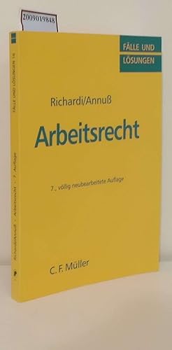 Seller image for Arbeitsrecht for sale by ralfs-buecherkiste