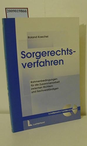 Bild des Verkufers fr Sorgerechtsverfahren zum Verkauf von ralfs-buecherkiste