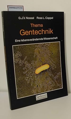 Seller image for Thema Gentechnik eine lebensverndernde Wissenschaft for sale by ralfs-buecherkiste