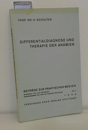 Imagen del vendedor de Differentialdiagnose und Therapie der Anmien a la venta por ralfs-buecherkiste