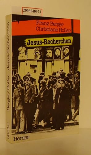 Image du vendeur pour Jesus-Recherchen mis en vente par ralfs-buecherkiste