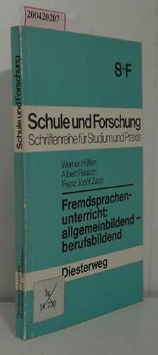 Seller image for Fremdsprachenunterricht, allgemeinbildend, berufsbildend hrsg. von Werner Hllen . for sale by ralfs-buecherkiste