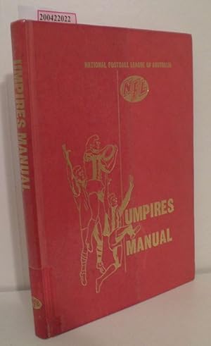 Seller image for Umpires Manual for sale by ralfs-buecherkiste