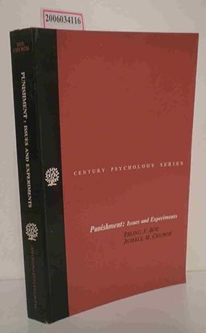 Seller image for Punishment - Issues and Experiments Century Psychology Series for sale by ralfs-buecherkiste