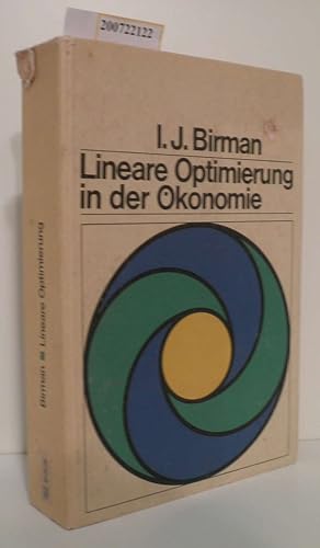 Imagen del vendedor de Lineare Optimierung in der konomie [Gekrzte dt. bers.] / I. J. Birman. [bers.: Hans-Dieter Anders u. a.] a la venta por ralfs-buecherkiste