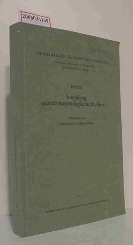 Seller image for Sammlung quartrmorphologischer Studien I Heidelberger geographische Arbeiten Heft 38 for sale by ralfs-buecherkiste
