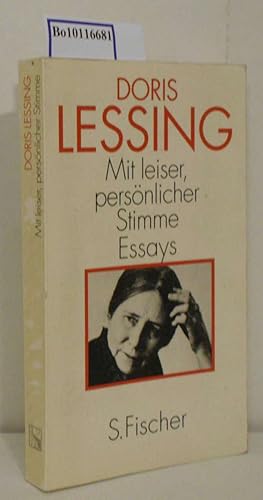 Bild des Verkufers fr Mit leiser, persnlicher Stimme Essays / Doris Lessing. Aus d. Engl. von Regine Laudann zum Verkauf von ralfs-buecherkiste