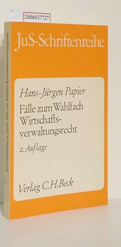 Seller image for Flle zum Wahlfach Wirtschaftsverwaltungsrecht JuS-Schriftenreihe Heft 44 for sale by ralfs-buecherkiste