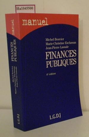 Bild des Verkufers fr Finances Publiques. Manual. zum Verkauf von ralfs-buecherkiste