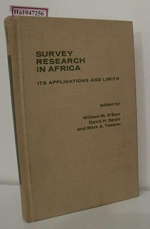 Bild des Verkufers fr Survey Research in Africa. Its Applications and Limits. zum Verkauf von ralfs-buecherkiste