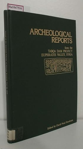 Immagine del venditore per Archeological Reports from the Tabqa Dam Project - Euphrates Valley, Syria. (= Annual of the American Schools of Oriental Research. Volume 44). venduto da ralfs-buecherkiste