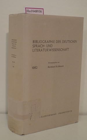 Immagine del venditore per Bibliographie der deutschen Sprach- und Literaturwissenschaft. Band 12, 1982. venduto da ralfs-buecherkiste