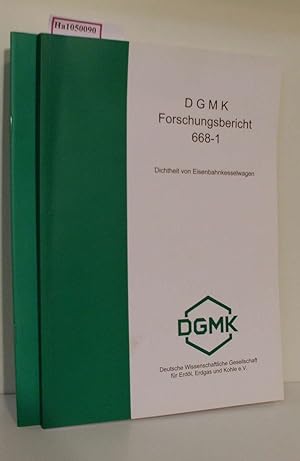 Bild des Verkufers fr Dichtheit von Eisenbahnkesselwagen. (DGMK Forschungsbericht 668-1 und 668-2). 2 Hefte. zum Verkauf von ralfs-buecherkiste