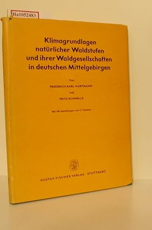 Imagen del vendedor de Klimagrundlagen natrlicher Waldstufen und ihrer Waldgesellschaften in deutschen Mittelgebirgen. (=kologie der Wlder und Landschaften Band 4). a la venta por ralfs-buecherkiste