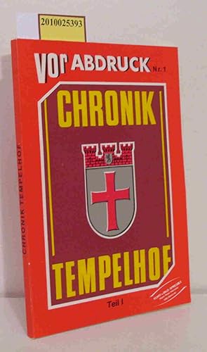 Chronik Tempelhof -Teil 1