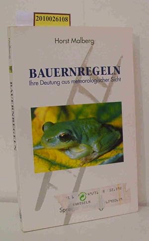 Bild des Verkufers fr Bauernregeln Ihre Deutung aus meteorologischer Sicht zum Verkauf von ralfs-buecherkiste