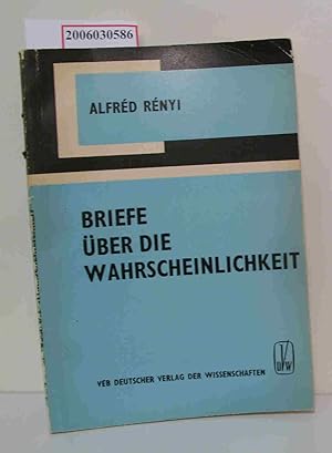 Imagen del vendedor de Briefe ber die Wahrscheinlichkeit a la venta por ralfs-buecherkiste