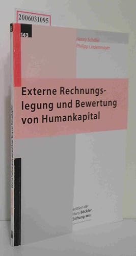 Seller image for Externe Rechnungslegung und Bewertung von Humankapital edition der Hans-Bckler-Stiftung 143 for sale by ralfs-buecherkiste