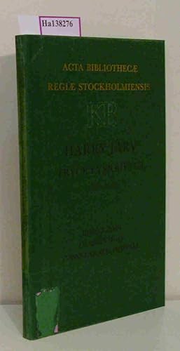 Seller image for Harry Jrv. Tryckta Skrifter. 1939- 1980. Bibliografi utgiven till 60- arsdagen den 27 Mars 1981. ( = Acta Bibliothecae Regiae Stockholmiensis, XXXV) . for sale by ralfs-buecherkiste