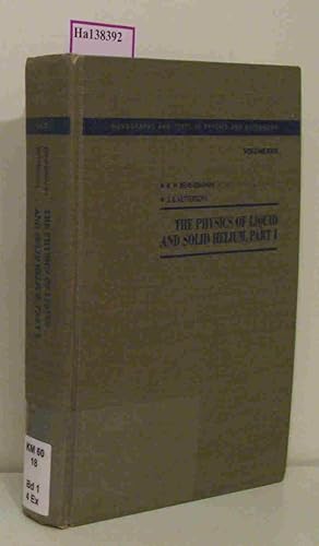 Immagine del venditore per The Physics of Liquid and Solid Helium. Part I. venduto da ralfs-buecherkiste