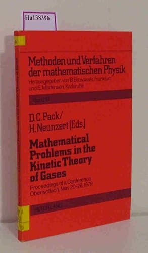 Immagine del venditore per Mathematical Problems in the Kinetic Theory of Gases. Proceedings of a Conference Oberwolfach, May 20-26, 1979. (= Methoden und Verfahren der mathematischen Physik, 19). venduto da ralfs-buecherkiste