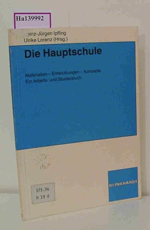 Seller image for Die Hauptschule. Materialien - Entwicklung - Konzepte. for sale by ralfs-buecherkiste