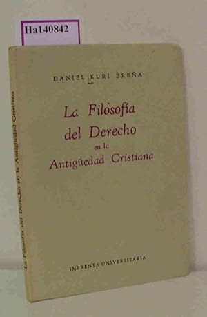 Seller image for La Filosofia del Derecho en la Antigedad Cristiana. for sale by ralfs-buecherkiste