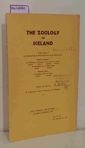 Bild des Verkufers fr Marine Ostracoda and Cladocera. (= The Zoology of Iceland, Vol. III, Part 32). zum Verkauf von ralfs-buecherkiste