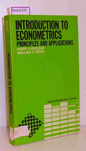 Immagine del venditore per Introduction to Econometrics. Principles and Applications. venduto da ralfs-buecherkiste