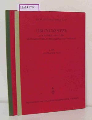 Seller image for bungsstze zur Einprgung der franzsischen unregelmigen Verben. Deutscher und franzsischer Text. 2 Bnde. for sale by ralfs-buecherkiste