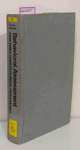 Seller image for Behavioral Assessment. New Directions in Clinical Psychology. for sale by ralfs-buecherkiste