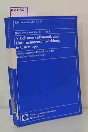 Bild des Verkufers fr Arbeitsmarktdynamik und Unternehmensentwicklung in Osteuropa. Erfahrungen und Perspektiven des Transformationsprozesses. (= Schriftenreihe des ZEW 1). zum Verkauf von ralfs-buecherkiste