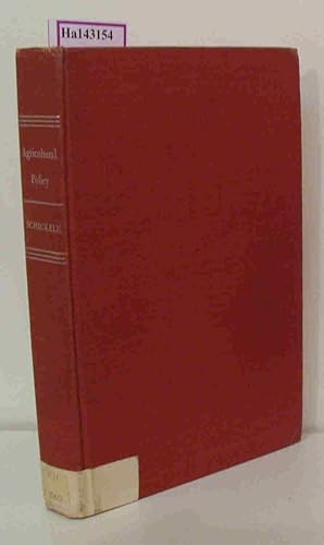 Bild des Verk�ufers f�r Agricultural Policy. Farm Programs and National Welfare. zum Verkauf von ralfs-buecherkiste