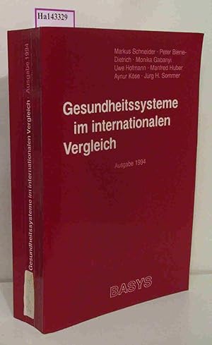 Bild des Verk�ufers f�r Gesundheitssysteme im internationalen Vergleich. Ausgabe 1994. zum Verkauf von ralfs-buecherkiste