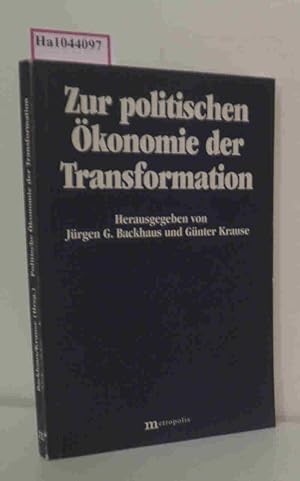 Immagine del venditore per Zur politischen �konomie der Transformation. venduto da ralfs-buecherkiste
